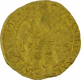 Ducat 1596 back